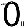 Metal Number Sign 3D House for Outside, Modern 0-9 Floating Address Numbers, Numbers Weather-proof Door, Mailbox, Wall, Yard Weatherproof Iron Plate