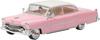 GREENLIGHT Cadillac Elvis Diecast Car Scale CADILLAC FLEETWOOD SERIES 60 1955 1/43 (Pink) [Used]