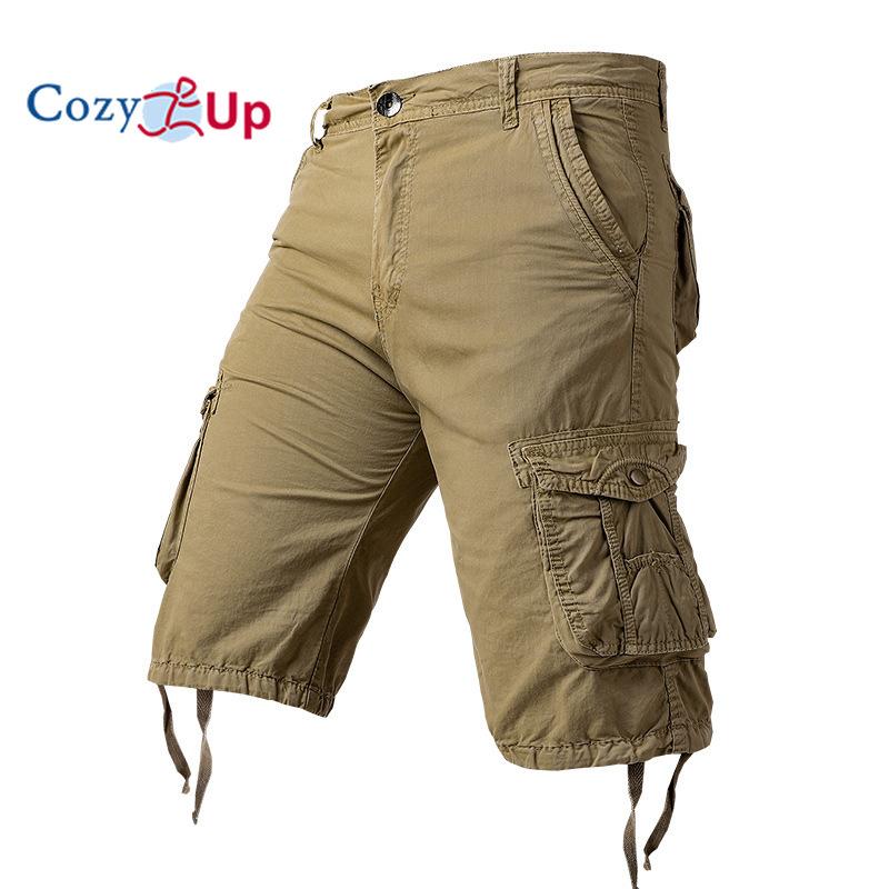 Мужские шорты-карго Cozy Up, камуфляжные шорты-карго, свободные шорты-карго с несколькими карманами, уличные шорты-карго, хлопок