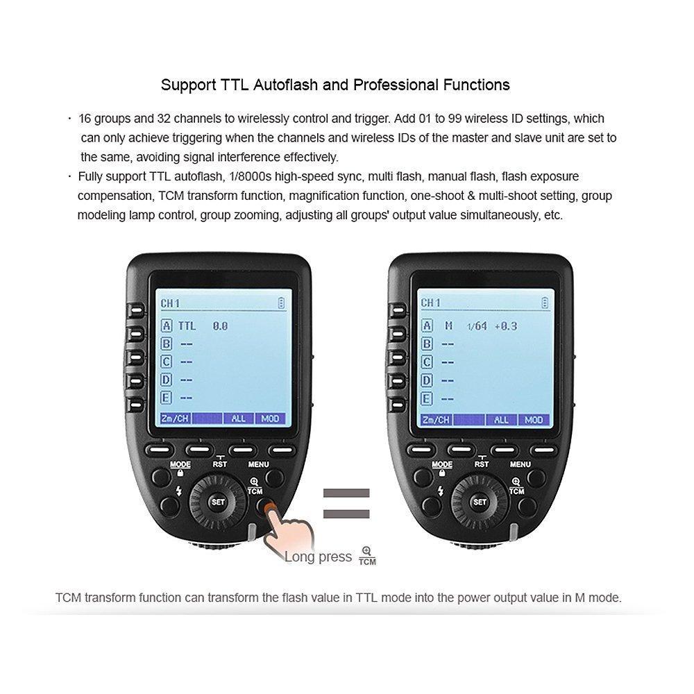 Technical Conformity GODOX TTL Flash Trigger Compatible with Sony Sony Cameras [With Mark] XPro-S [Product]