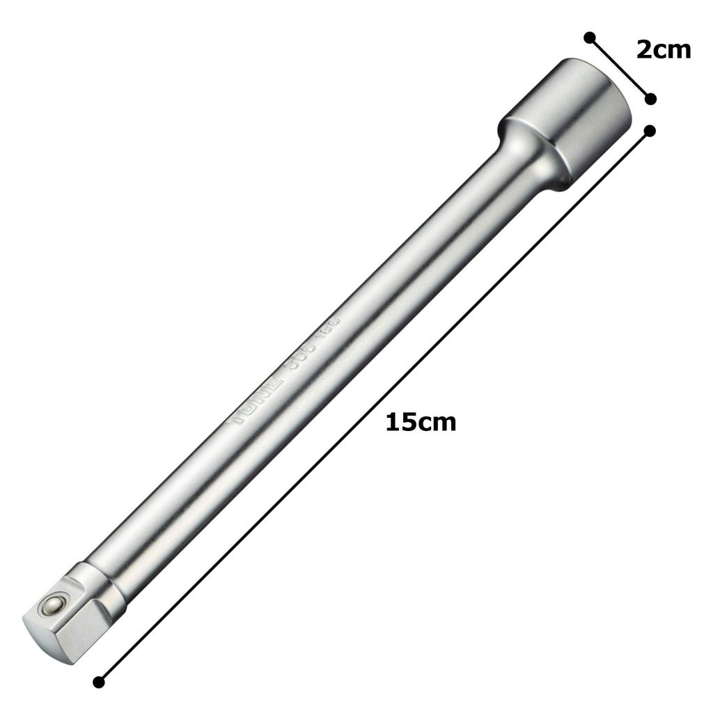 TONE Extension Bar 306 Drive Angle Total Length 150mm 9.5mm (3/8")