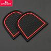 Smabee Gate Slot Cup Pad для Ford FOCUS 2019 Автомобильные аксессуары для интерьера Резиновые нескользящие коврики Противоскользящий коврик Наклейка на автомобиль