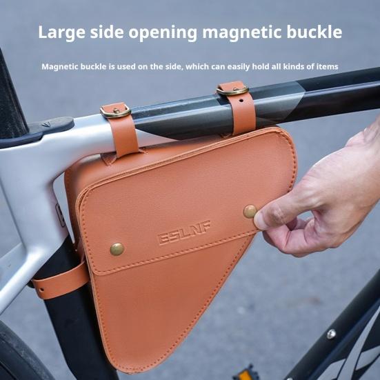 Треугольная сумка для верхней трубы велосипеда, водонепроницаемая, большой емкости, для горного велосипеда, шоссейного, переднего, для горного велосипеда