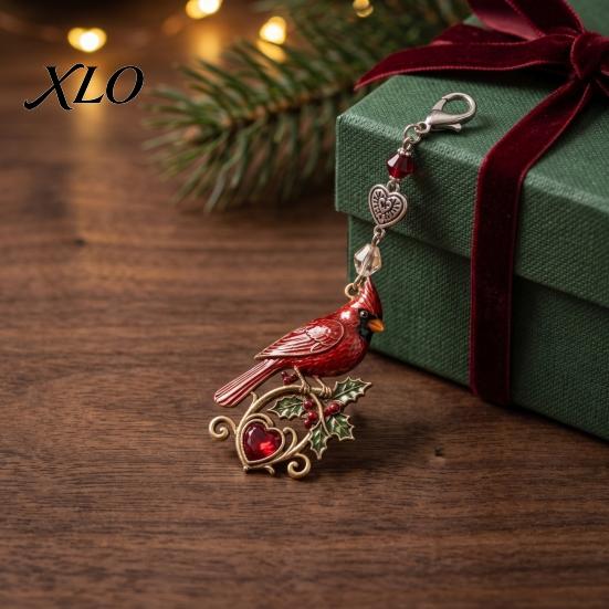 Christmas Stocking Stuffer Theme Keychain Pendant, Santa Reindeer Snowman Angel Hanging Decor, Backpacks School Bags Decorative Charm, Xmas