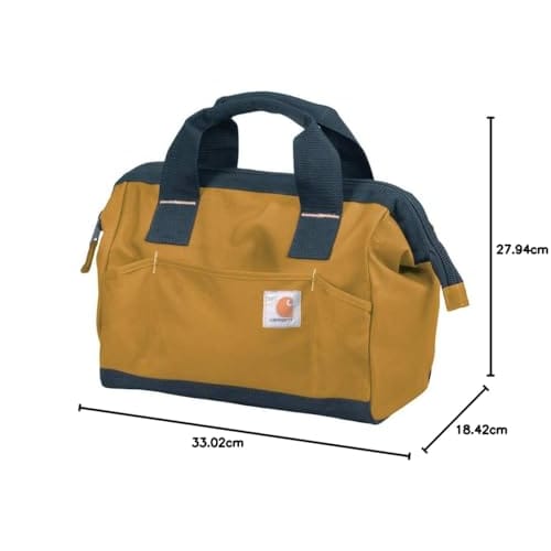 carhartt Carhartt Handbag Tool Bag Medium Size Box Pouch (160101) O/S CARHARTT-BROWN