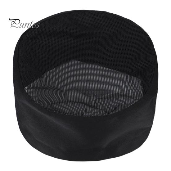 Поварской колпак унисекс для кухни, колпак для ресторана отеля, колпак повара с хорошей воздухопроницаемостью, полый сетчатый верх, рабочая кепка официанта, колпак для повара, мастерская, заводская кепка