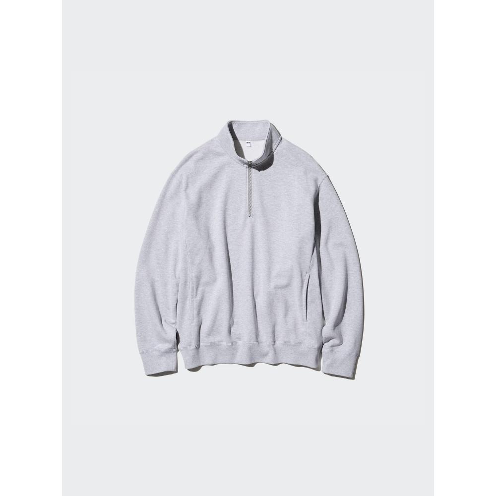 Uniqlo Японская толстовка с застежкой-молнией на половину длины