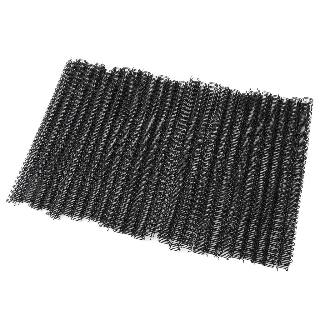100Pcs Double Wire Binding Spine 60 Sheet Capacity 3:1 Pitch 34 9.5mm Diameter Set Kit for Paper