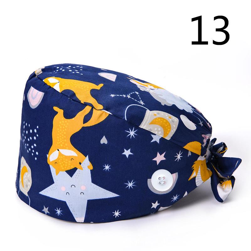 38 стилей, пылезащитная шляпа, повседневная унисекс, модная шляпа с принтом, рабочая шляпа на пуговицах, шляпа для операционной