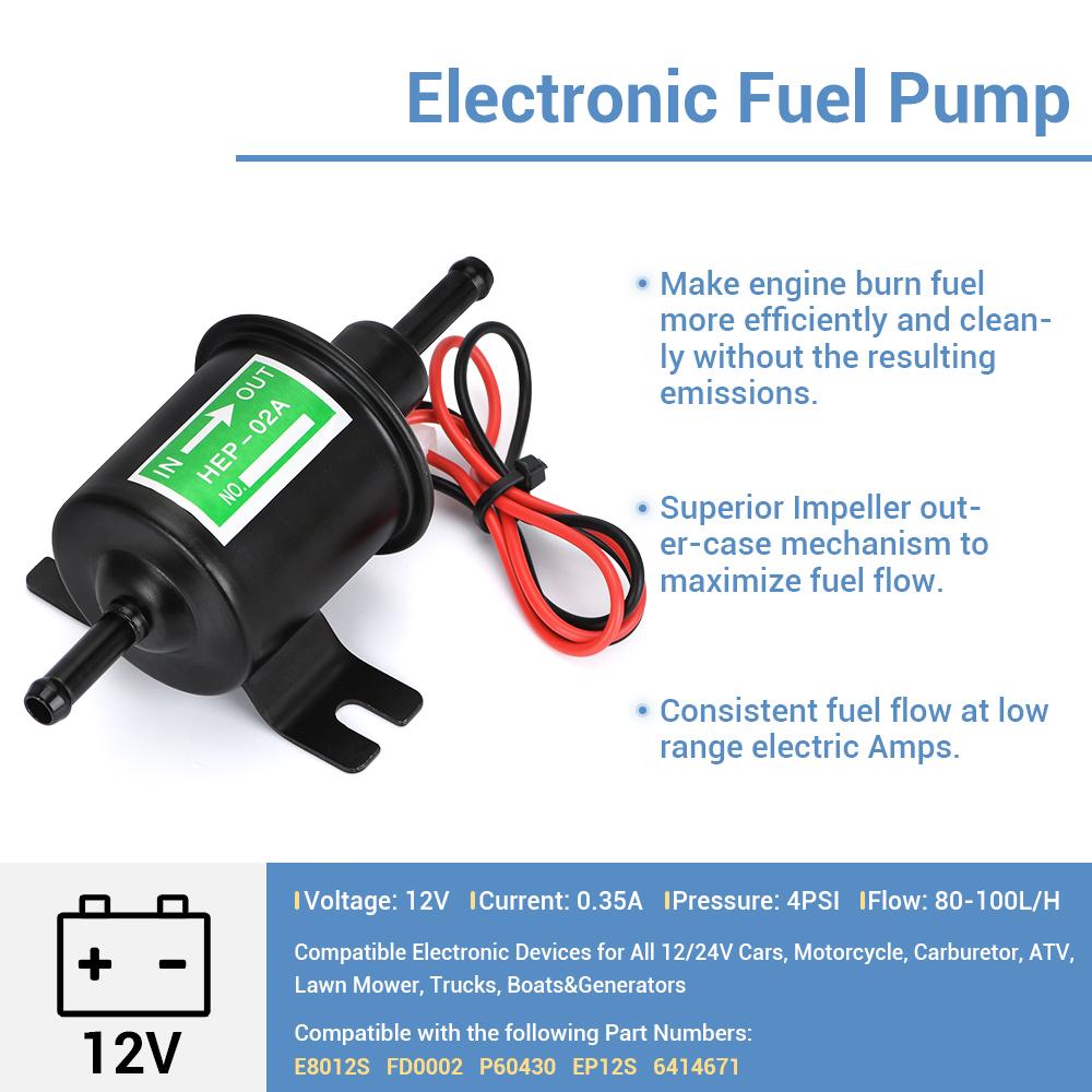 3 цвета универсальный 12 В 24 В электрический топливный насос болт низкого давления крепежный провод бензиновый дизельный бензин HEP-02A для автомобиля карбюратор мотоцикл квадроцикл