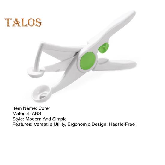 Cherry Corer Heavy-Duty Stainless Steel Olive Pitter Tool Fruits Pit Removal Easy To Clean Multi-Purpose Corer for Cherries Dates Hawthorns Grapes