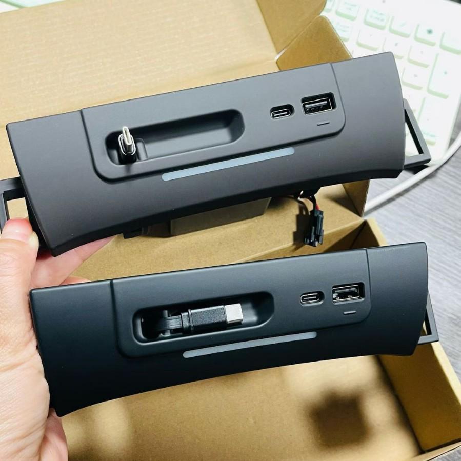 Расширительный док-станция USB и подсветки салона для центральной консоли Toyota Alphard/Vellfire 40 Series 23-26 для трансграничного использования
