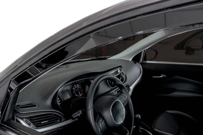 Déflecteurs d'air SCOUTT GP, Fumé, Installation facile, Pour Fiat Tipo Cross 2021+