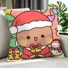 Cartoon Bubu Dudu Cushion Cover Cushion Cover Set 4Pcs 50X50 45X45 40X40 Pillowcase Decorative Sofa Home Decor