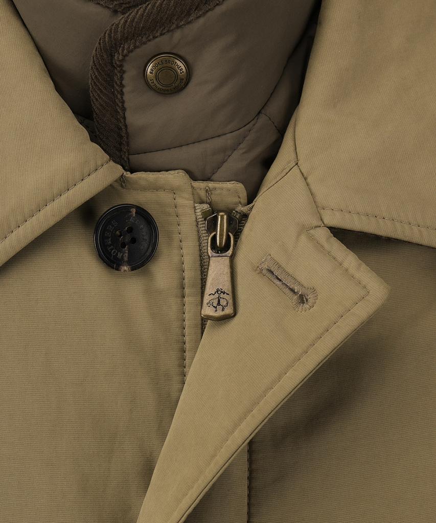 Brooks Brothers Detachable Down Coat (Beige) (Bbopmbf406)