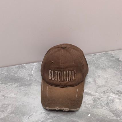 Face Small Embroidery Letter Cap Shade Hole Fashion Curved Brim Baseball Cap Versatile Sports Hat Average Size