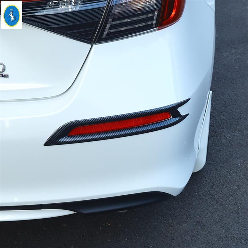 ABS Передние Задние Противотуманные Фары Зеркало Заднего Вида Козырек от Дождя Накладка Для Honda Civic 11-го Поколения 2024 Аксессуары из Углеродного Волокна