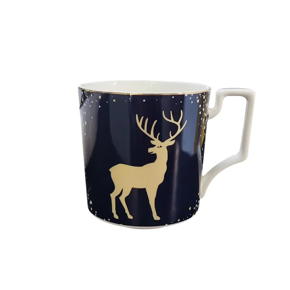 Christmas Bone China Nordic Breakfast Plate Salad Plate Western Steak Pasta Plate Set Dinnerware Set