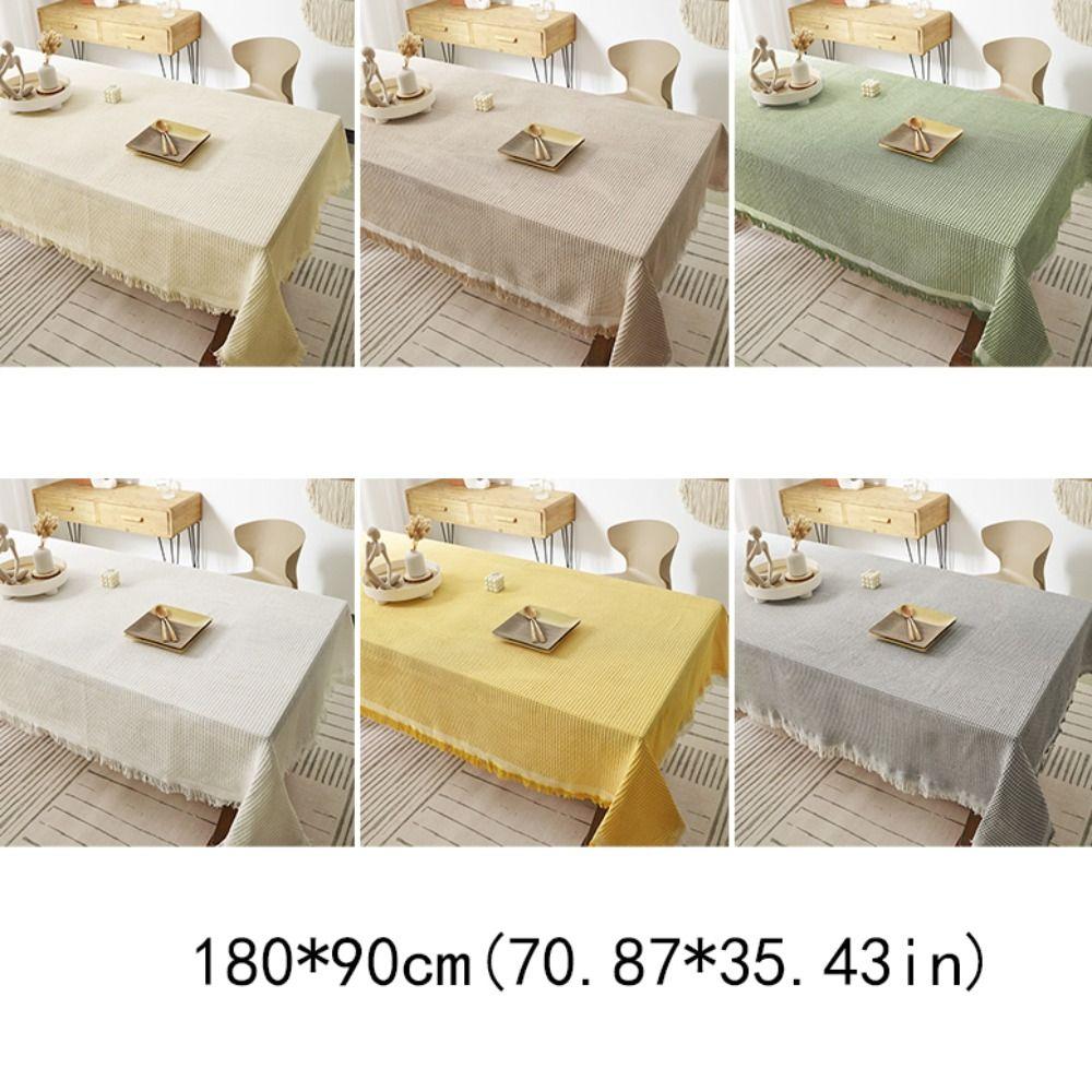 Скатерть с кисточками, клетчатый узор, пылезащитная, в стиле кантри, чехол для мебели, прямоугольная, современная, для сада, коврик для пикника, свадьба