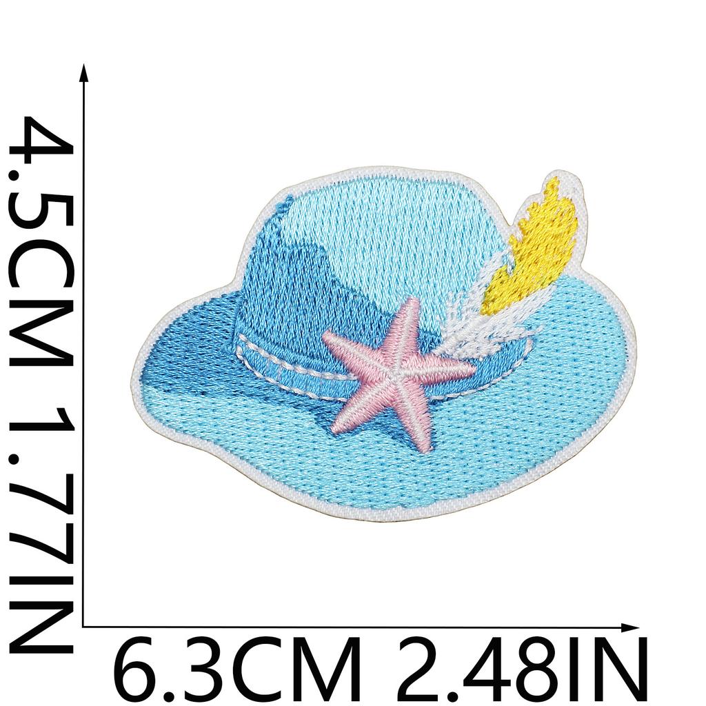 Horse Pentium Embroidery Cloth Sticker Western Denim Computer Embroidery Badge Fashion Girl Decoration Guitar Embroidery Badge Ironing