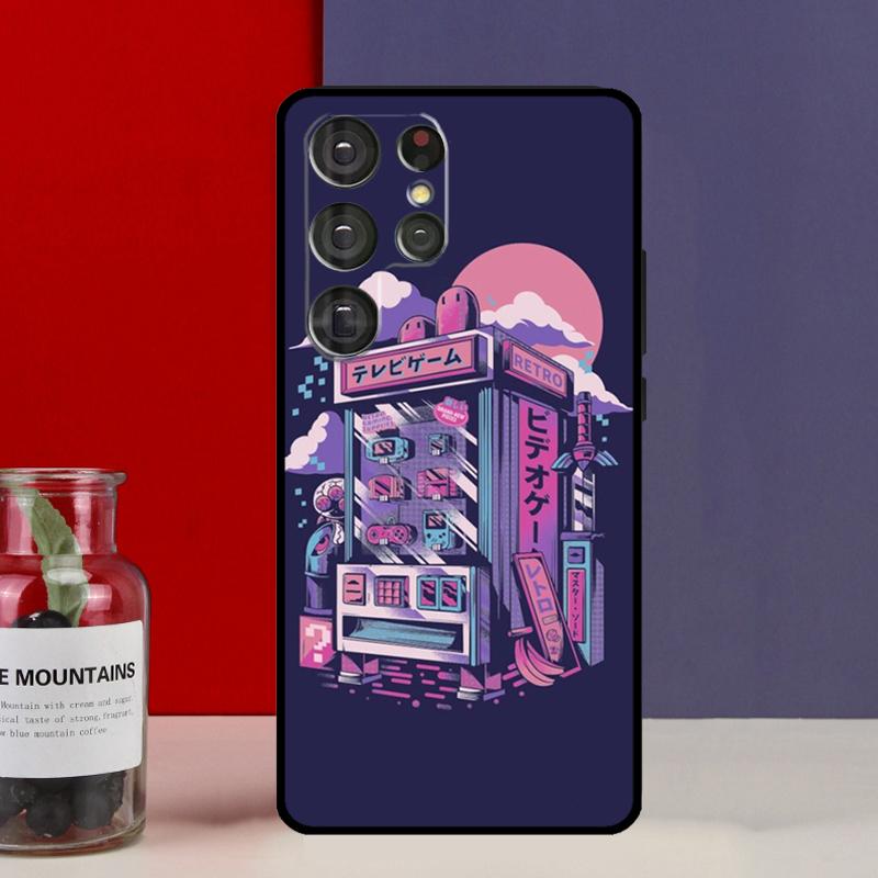 Ретро Эстетика Японская Игра Окончена Чехол Для Samsung Galaxy S25 Ultra S9 S10 S20 S21 S22 Plus S23 FE S24 Ultra Чехол Для Телефона