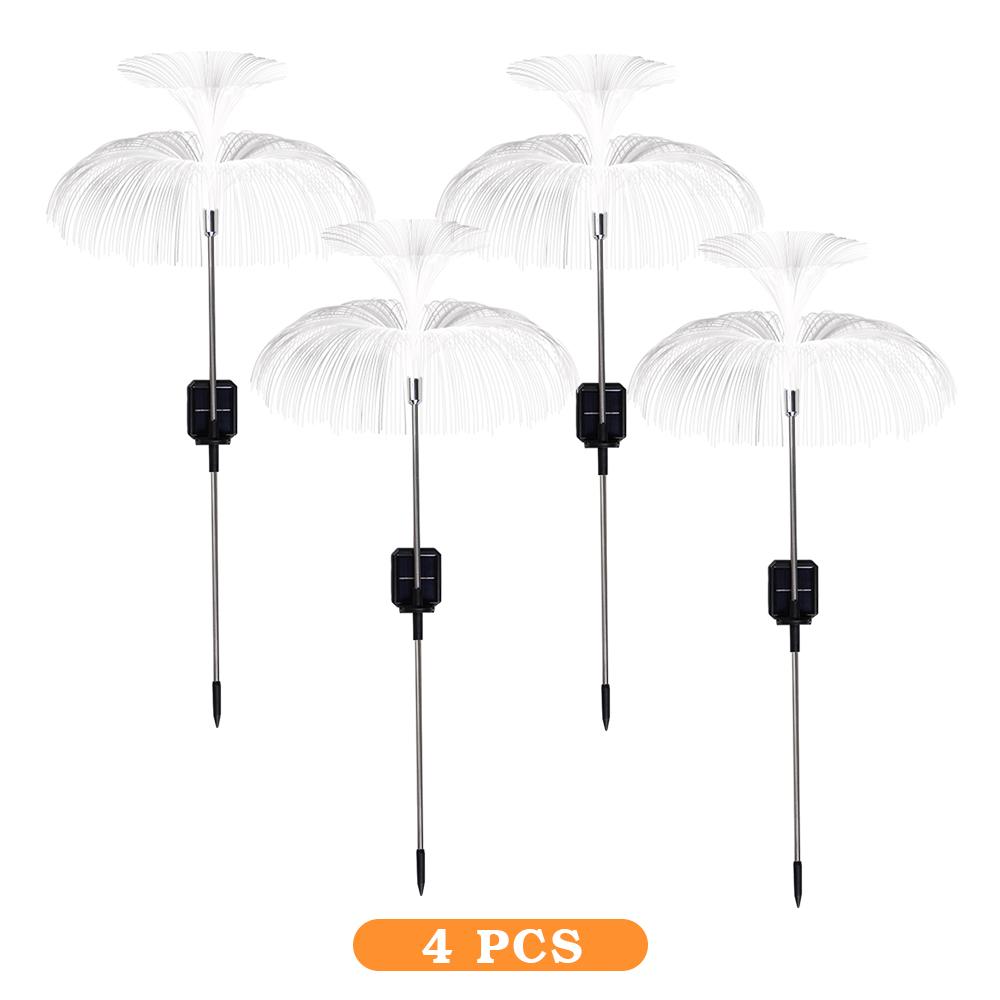 Solar Firework Garden Lights Waterproof Solar Jellyfish Lamp Outdoor Decorative Stake Light Patio Walkway Decor Landscape Lamp