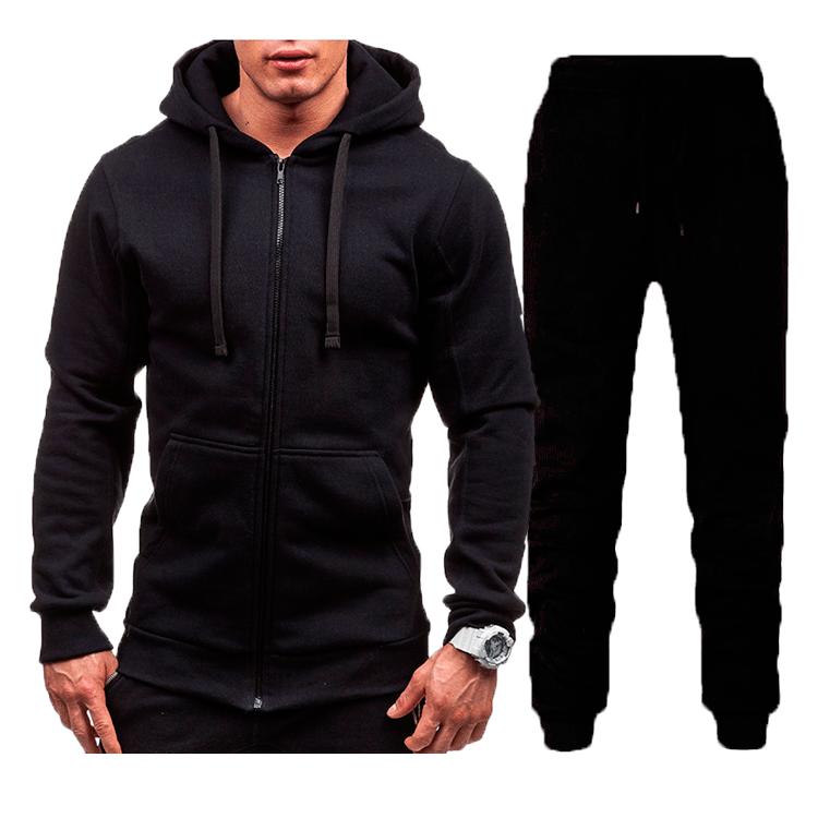 Новая повседневная толстовка с капюшоном на молнии, куртка, мужской однотонный кардиган, костюм