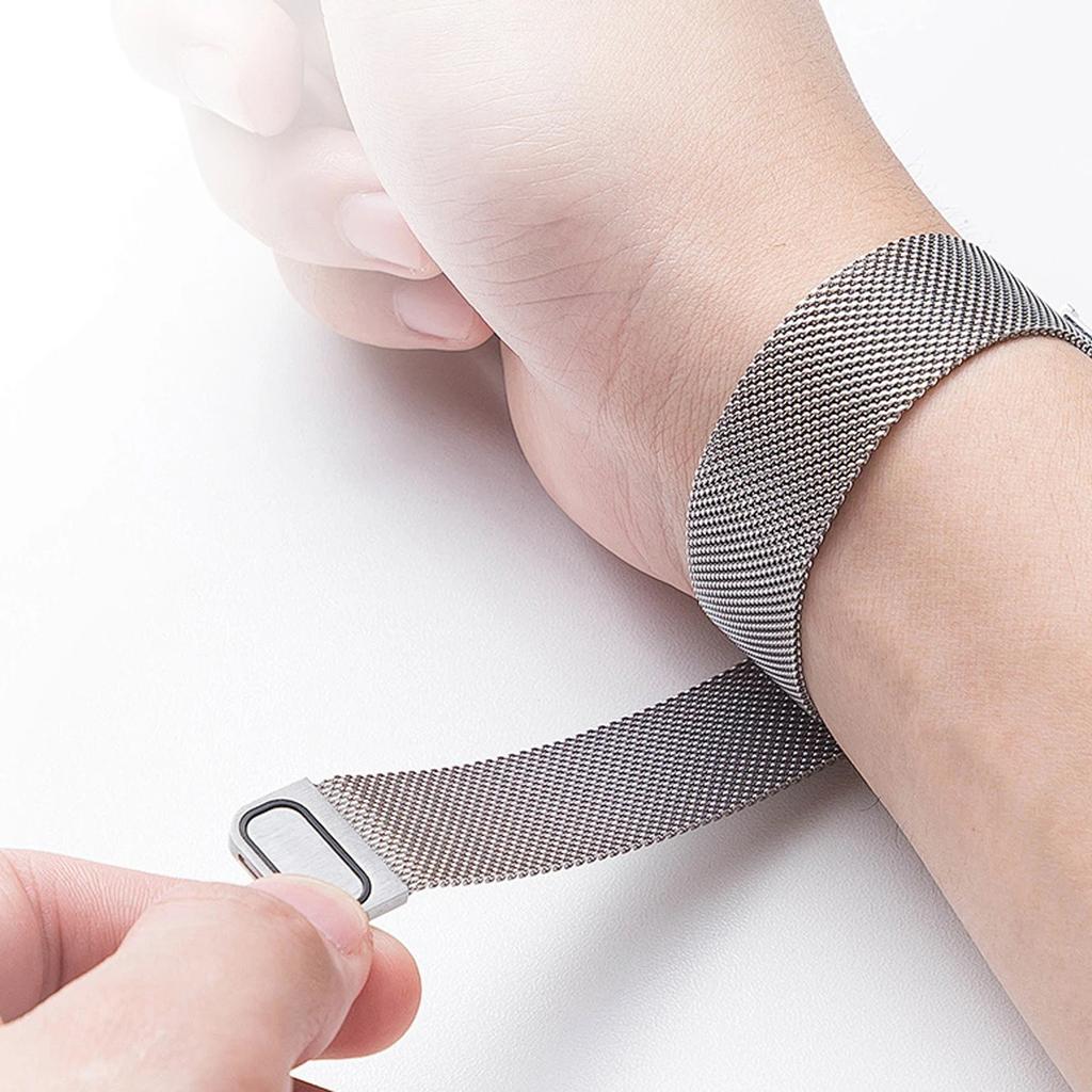 Ремешок для Xiaomi Redmi Watch 3 Active/3 Lite с мягким ТПУ-чехлом и защитой экрана, сменный металлический миланский магнитный ремешок