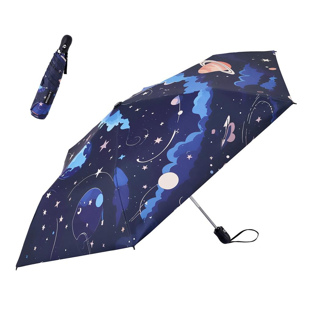 Cute Cat and Dog UV Light and Heat Prevents Protects the Foldable Parasol for Both Sun and Wind Convenient To Super Water Dual Purpose Parasol
