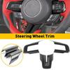 Накладка на руль из углеродного волокна для интерьера, аксессуар для Ford Mustang 15+