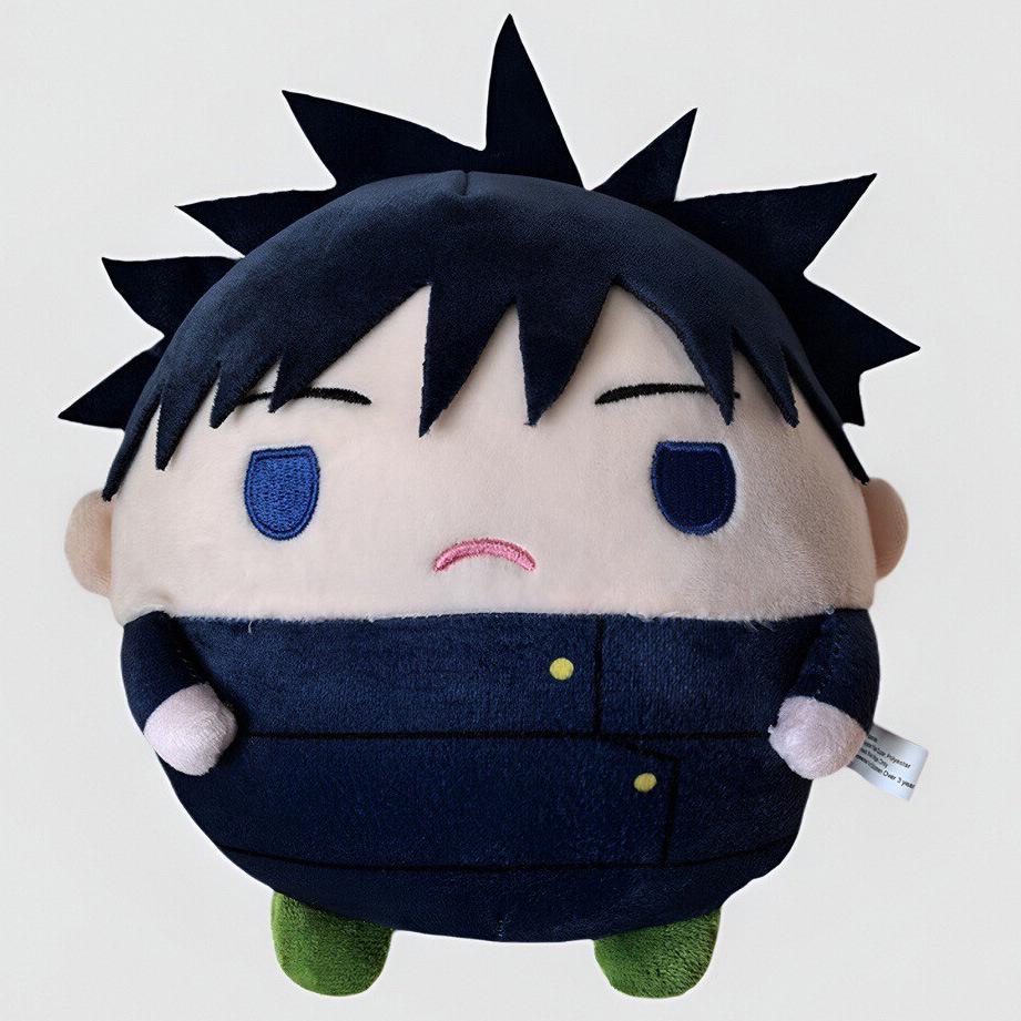 Anime Creative Q Version Jujutsu Kaisen Plush Dolls: Gojo Satoru, Yuji Itadori, Megumi Fushiguro.