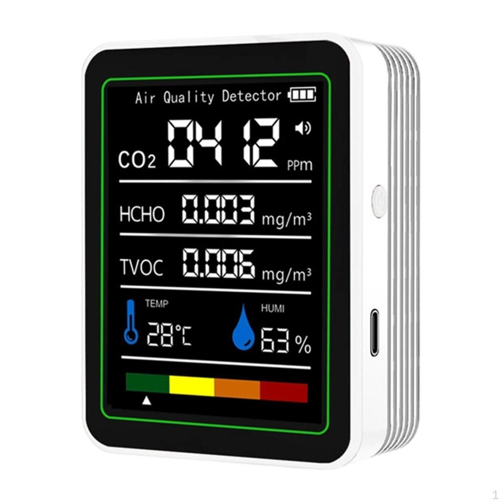 Air Quality Monitor Lightweight Portable Tester for Office Home Living Room