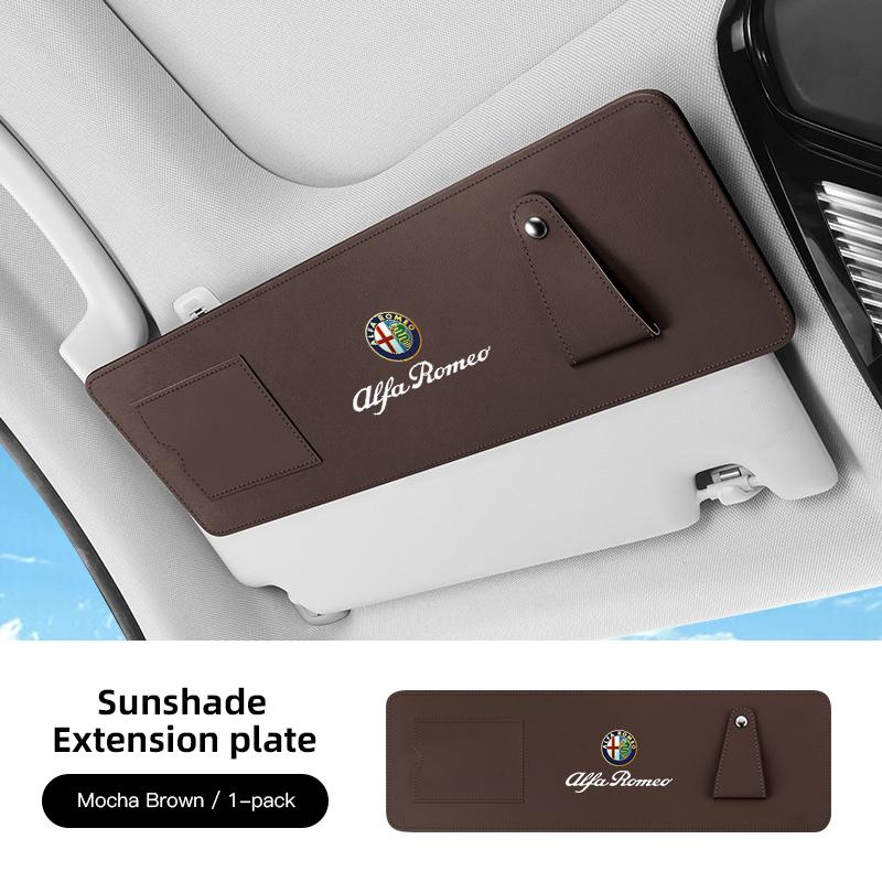 Car Sun Visor Extender Panel Anti-glare Blocking Board For Alfa Romeo Giulietta 159 Mito Giulia Stelvio 147 156 Tonale Brera