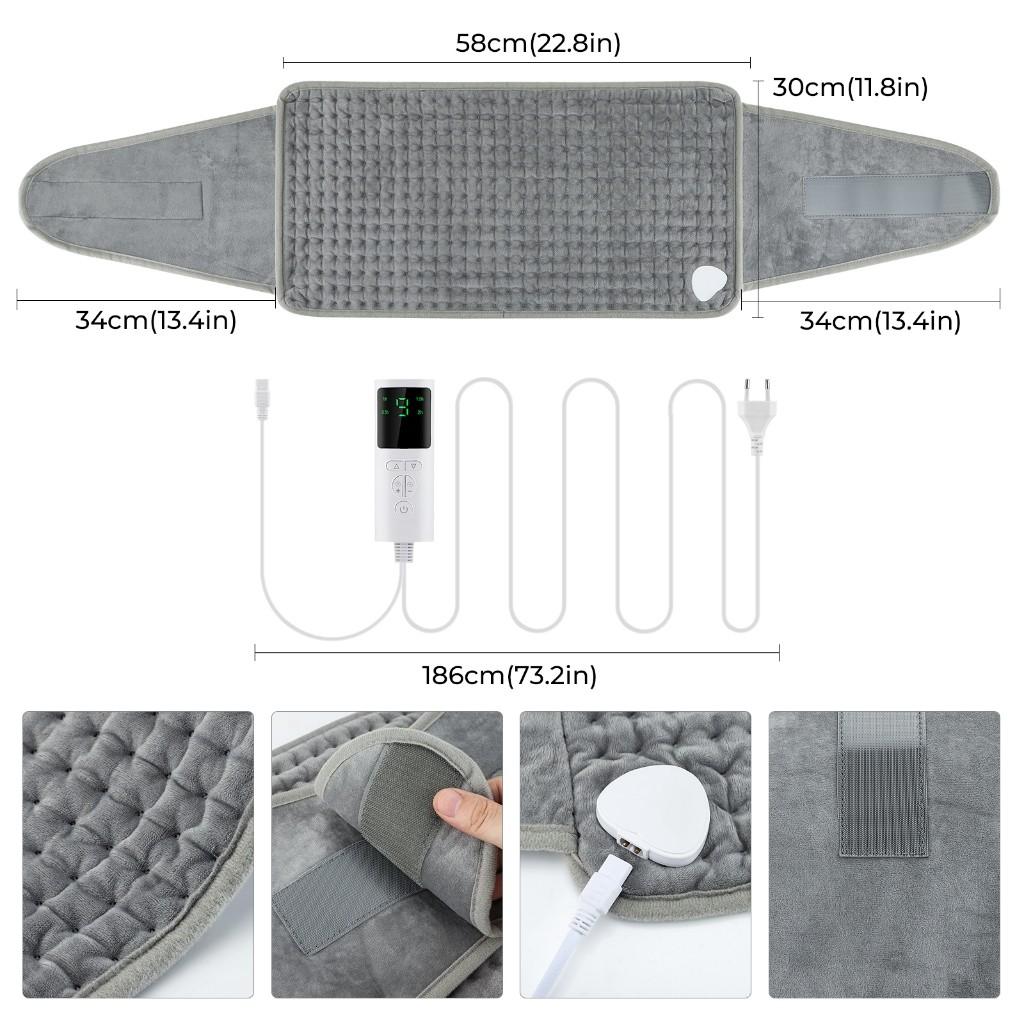 Портативная электрическая грелка, многофункциональное согревающее одеяло для облегчения менструальной боли, зимний согревающий пояс