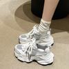 Women's Chunky Sneakers Mesh Breathable Casual Shoes New Women's Dad Shoes Luxury Platform Tennis Shoes