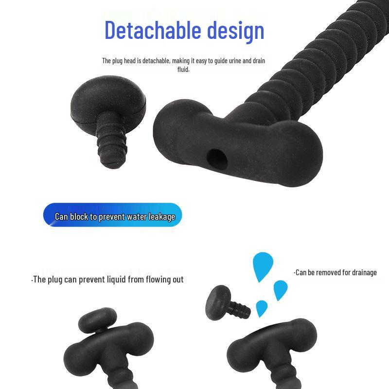Силиконовый катетер с резьбой для мужчин, уретральная стимуляция, SM-игра