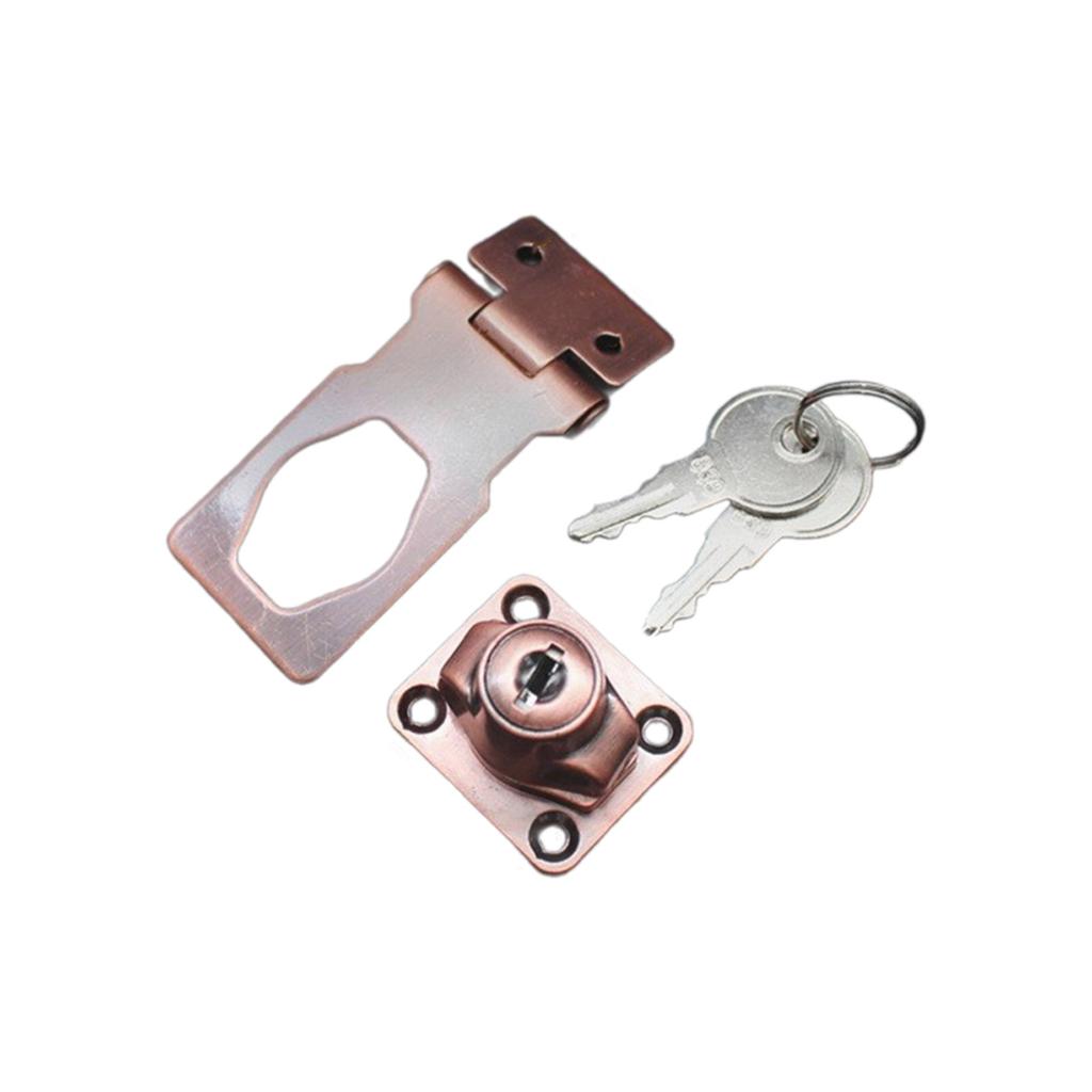 Промышленная фиксирующая накидная петля Защелка для двери безопасности Замок для безопасности Накидная петля для тяжелых условий эксплуатации Накидные петли безопасности с ключом для дома