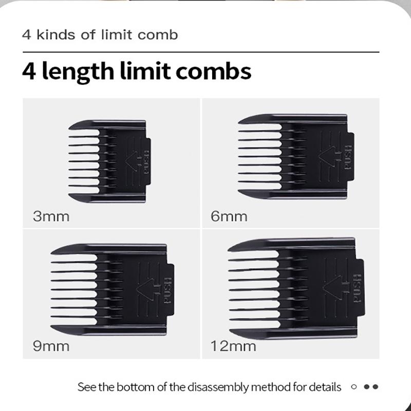 Профессиональный электрический парикмахерский набор, электрическая машинка для стрижки волос, бритва, ножницы для стрижки волос с легкой головкой, перезаряжаемая машина для стрижки волос для мужчин