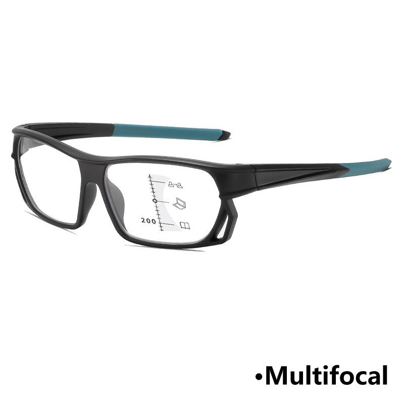 Sports Photochromic Multifocal Reading Glasses Blue Light Protection Glasses for Far and Near Distances HD Presbyopia Glasses