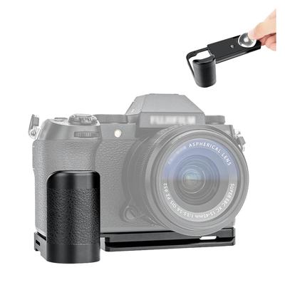 Металлическая рукоятка JJC для Fujifilm с отсеком для хранения AirTag, удобный винт для батареи, тип Arca, L-образная, для камер X-S20/XS20, встроенный слот, защита от кражи,