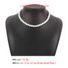 Tooxika Retro Elegant Fashion Choker Necklace Exaggerated Pearl Geometric Personality Temperament Necklace