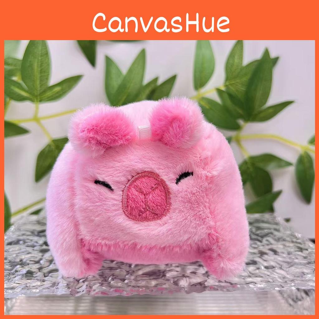 Capybara Sweet Plush Doll Cute Design In Brown And Pink Soft Fur Perfect For Keychains