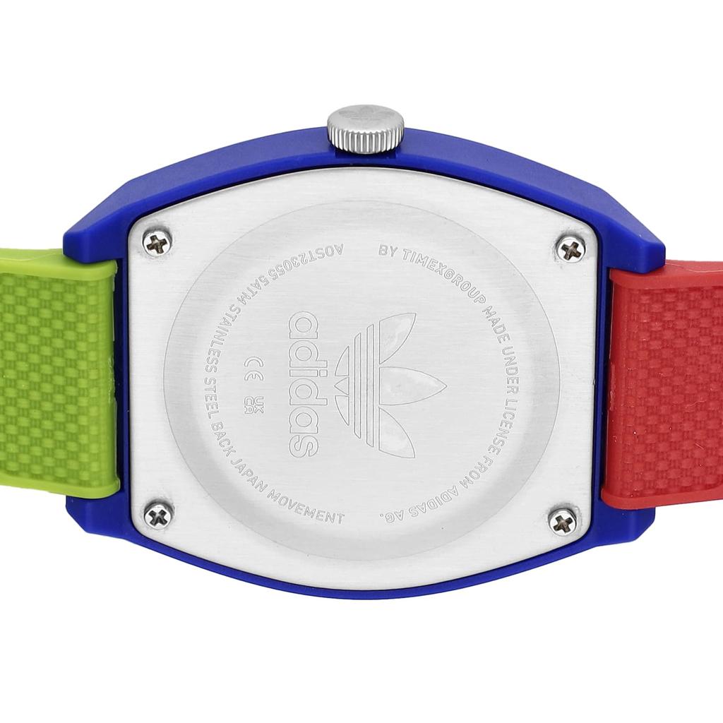 Часы Adidas Originals PROJECT TWO GRFX Project Two Graphic Зеленые Полимер Кварц 5 АТМ Водонепроницаемые Сделано в Многоцветные Часы, Циферблат, Стекло, Механизм,