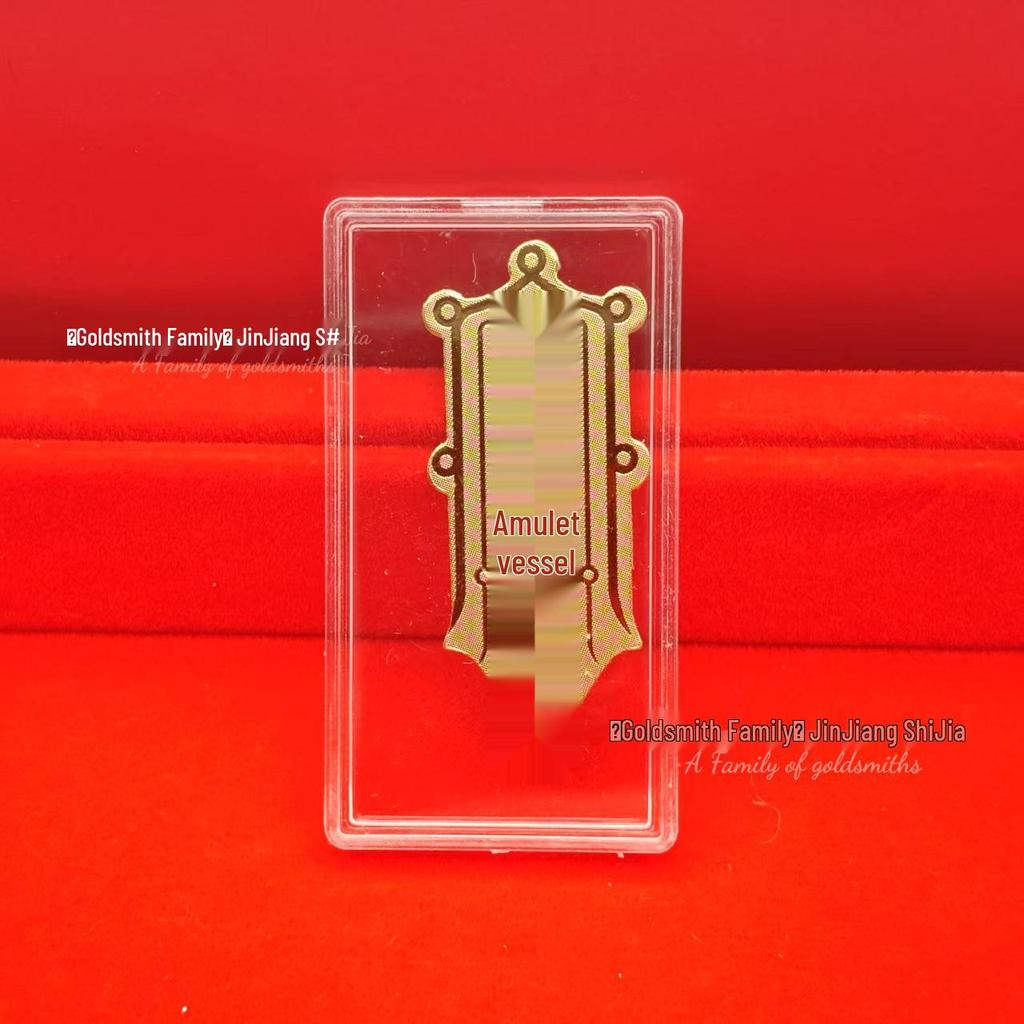 Shuibei 999 Fine Gold Phone Sticker 2mg: God of Wealth, Persimmon, Lucky Cat Amulet Souvenir Gift.