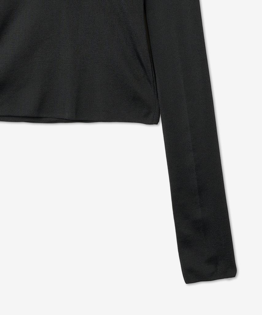 The Row Venas Turtleneck T-Shirt - Black / 6759Y285Blk
