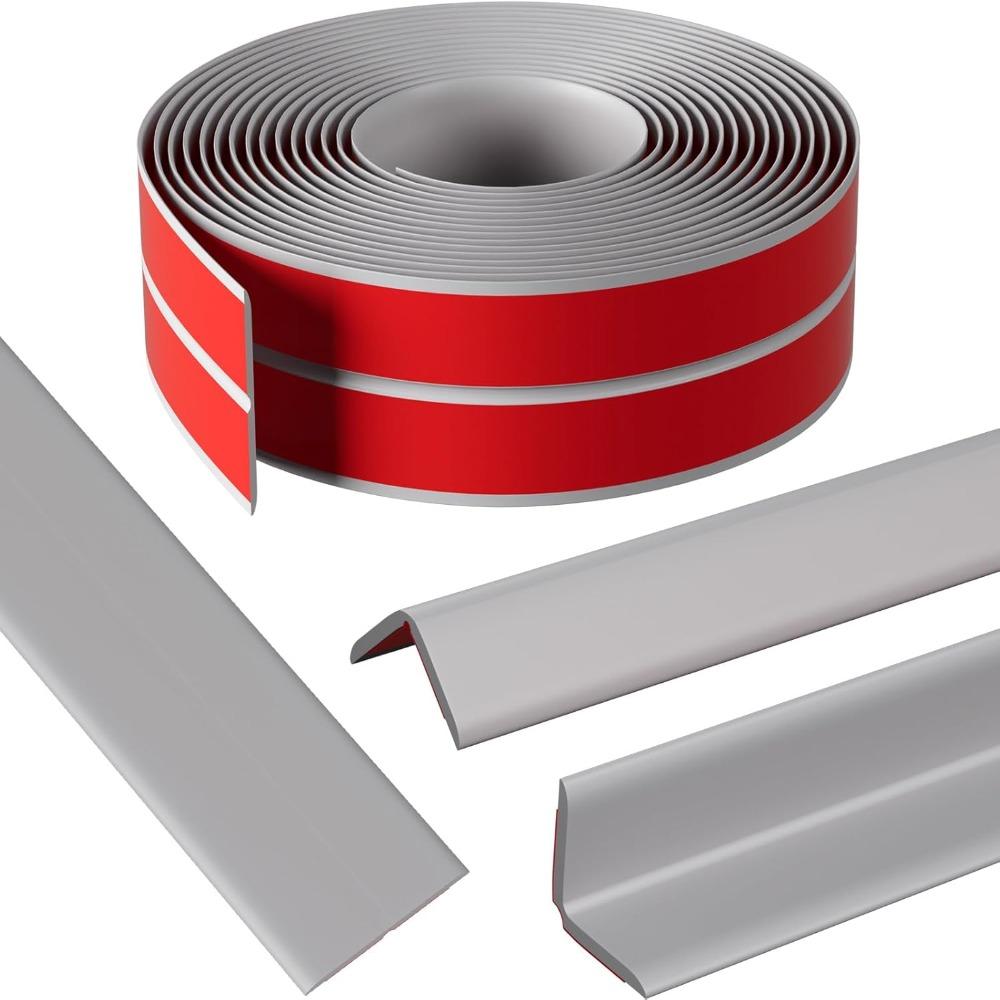 Peel and Stick Corner Moulding Trim Flexible Caulk Strip Floor Transition Strip  Countertop