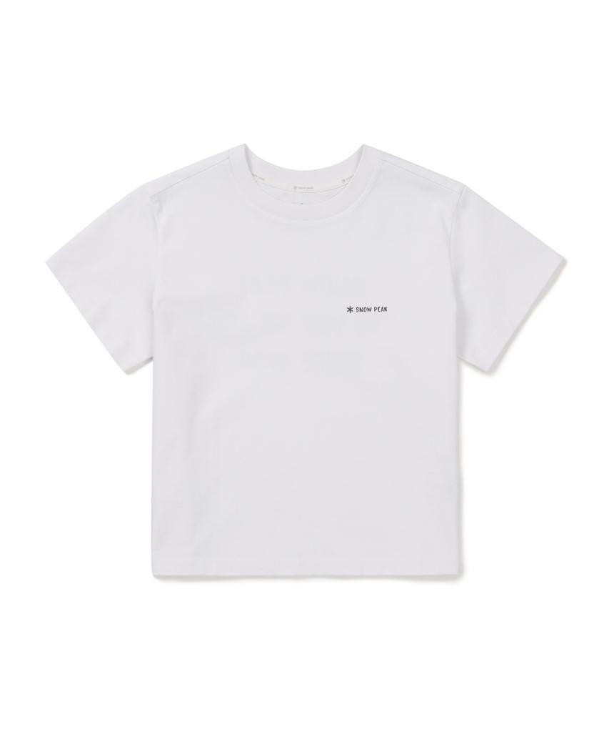 SNOWPEAK APPAREL Женская укороченная футболка с коротким рукавом Aerocool (S26Mwfts27) белый