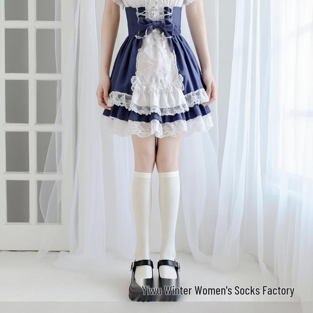 Женские прозрачные чулки до бедра: Дымчато-серый, Черный, Бежевый, Белый - Идеально для Весны и Осени.