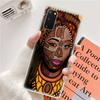 Чехол для Samsung Galaxy S20 FE Ultra S10 S10e S9 S8 Plus Note 10 Lite 20 9 8 Мягкая матовая задняя крышка телефона Красочная африканская девушка