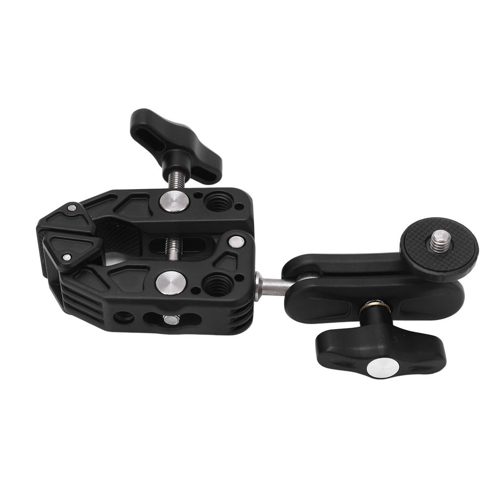 Camera Clamp Mount Multifunction Universal C Shape Professional Double Ball Head Adapter for